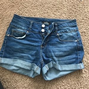 Forever 21 High Waisted Jean Shorts